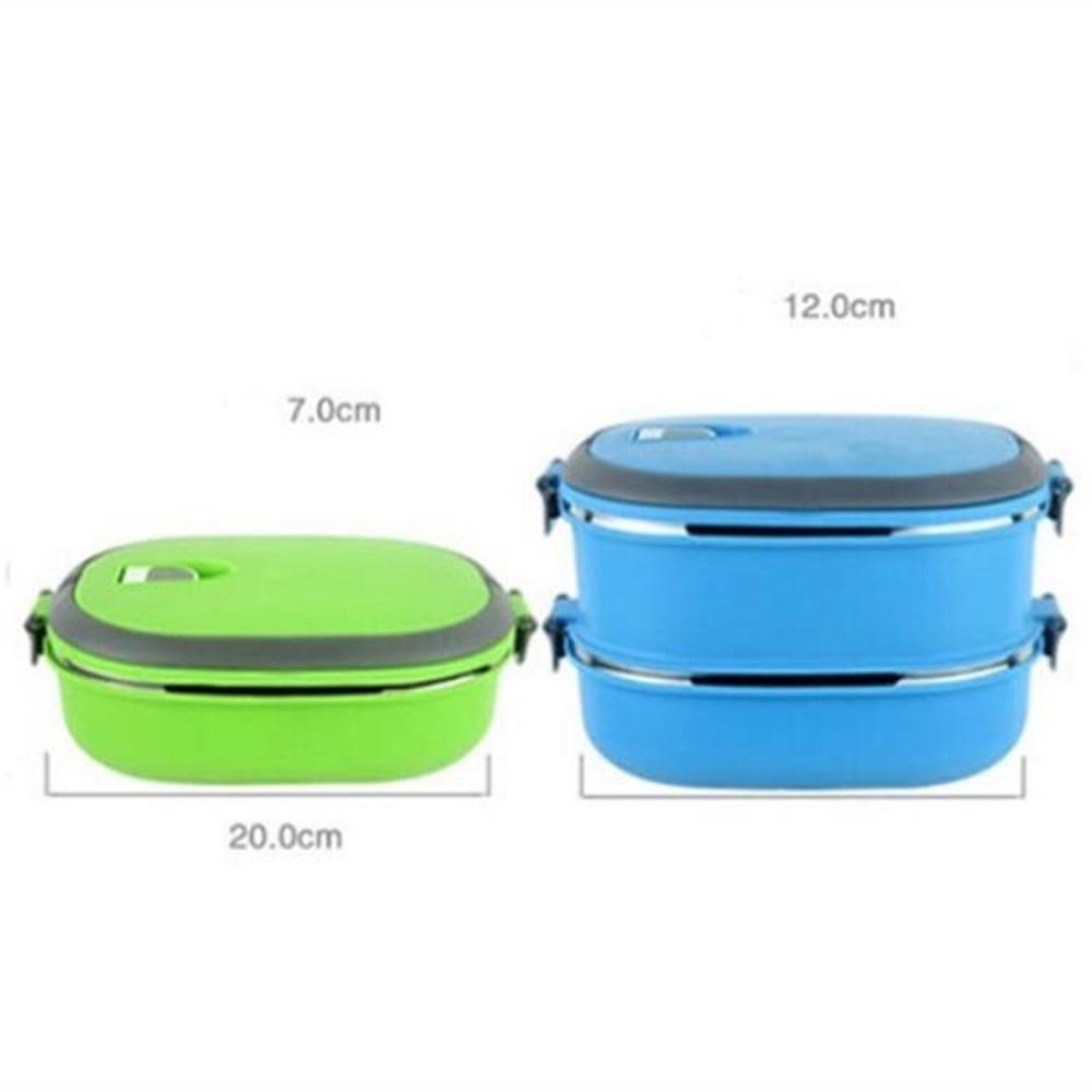 Mehrschichtige Edelstahl-Isolierung Thermo-Mittagessen-Bento-Box Lebensmittelbehälter für Kinderpicknick