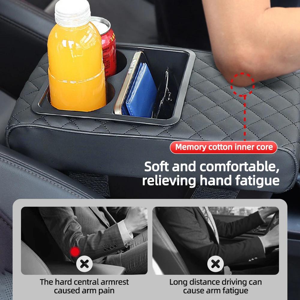 Car Center Console Cover Memory Foam Car Armrest Cushion Arm Rest Covering Car Middle Console Covers Car Center Console Cushion