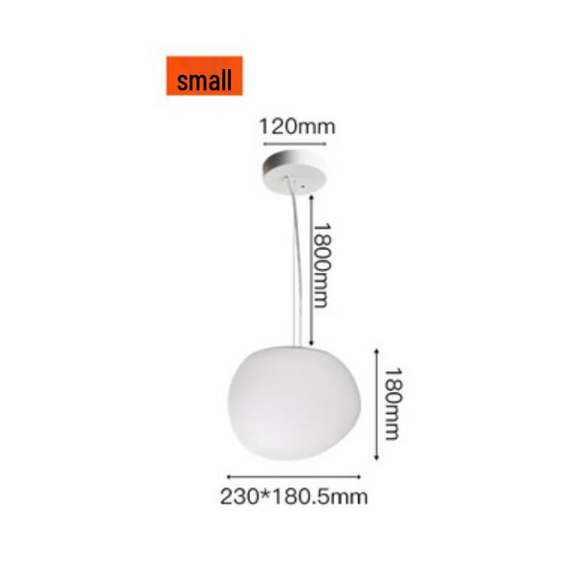 Nordic Pebble Glass Chandelier