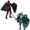 Medieval Knight  Lucky 13 Doll Figure Movable Joint Puppet Joint Building Block 3D Assembled Boy Toys Gifts Building Blocks Kids