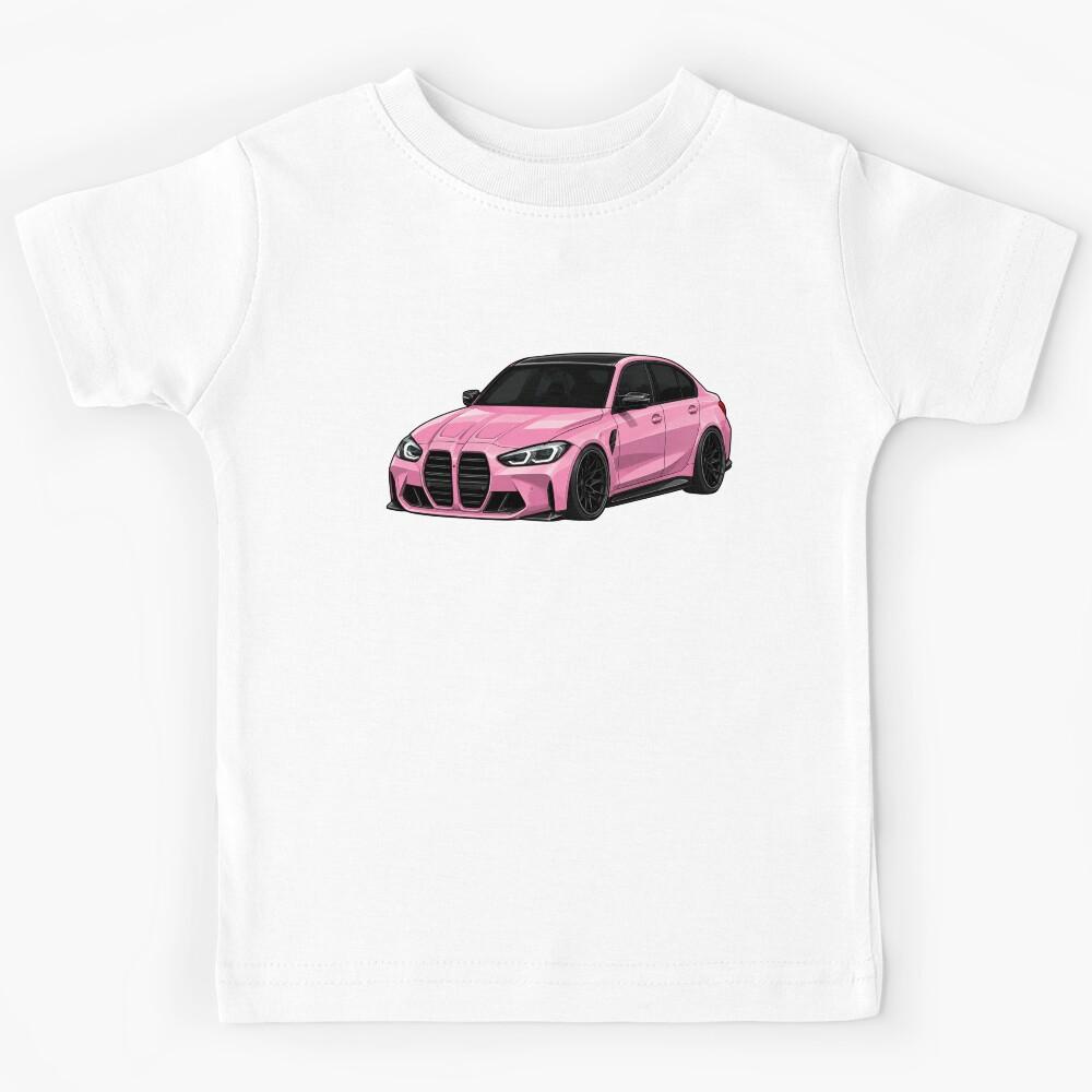 G80 3 Competition Pink Performance Sedan Mini Toon Kids T-Shirt 140