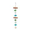 Farmhouses Beach Theme Wind Chimes With Sea Glass Shell And Wooden Accent Coastal Wall Art Hanging Pendants Decors
