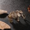 Pure Copper Feng Shui Elephant Ornaments – Auspicious Home and Tea Table Decorations