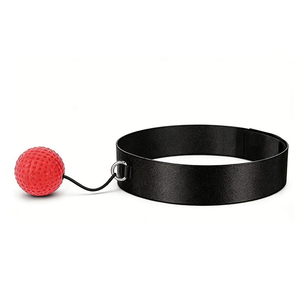 Boxing Ball Headband Set PU Rubber Punching Boxing Ball with Adjustable Headband for Fitness Hand Eye Coordination