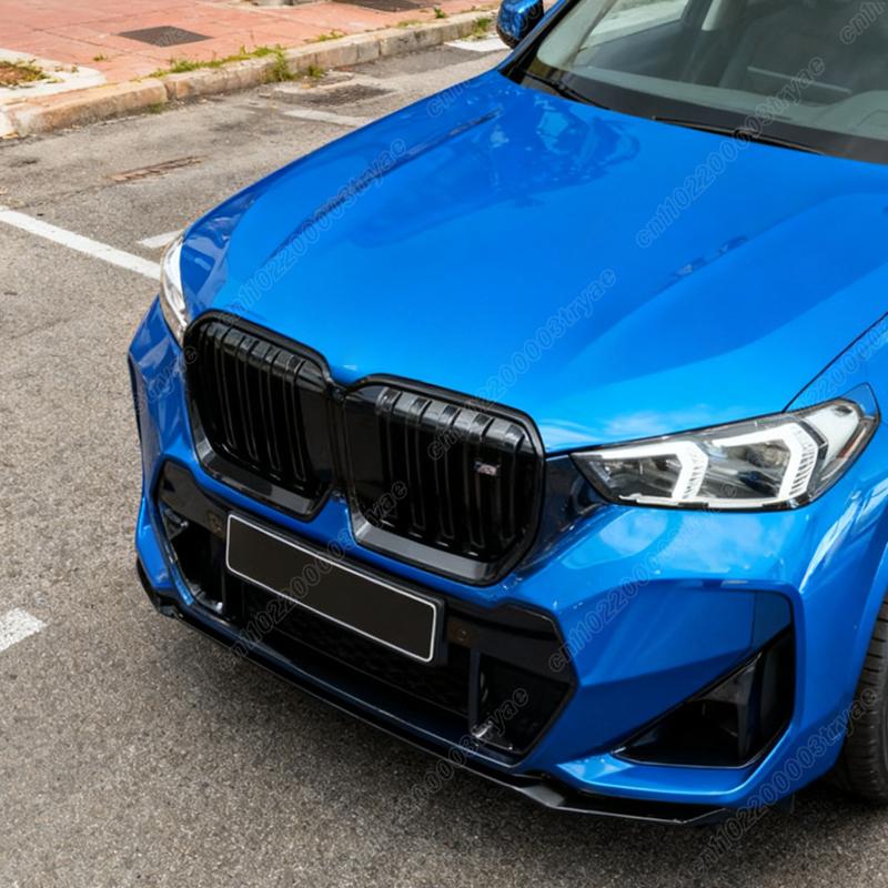 Voor BMW X1 U11 Sportversie 2023 2024 Auto Voorbumper Spoiler Lip Splitter Beschermhoes Carrosserie Decoratie Modificatiekit