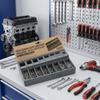 Robust ABS Construction Screw Bolt Organizer Sorter Tray Offering Screw Sorting For Easy Organization In Car