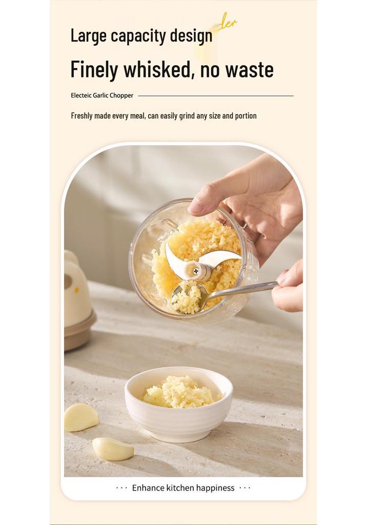 Electric Multi-functional Garlic Masher & Baby Food Maker