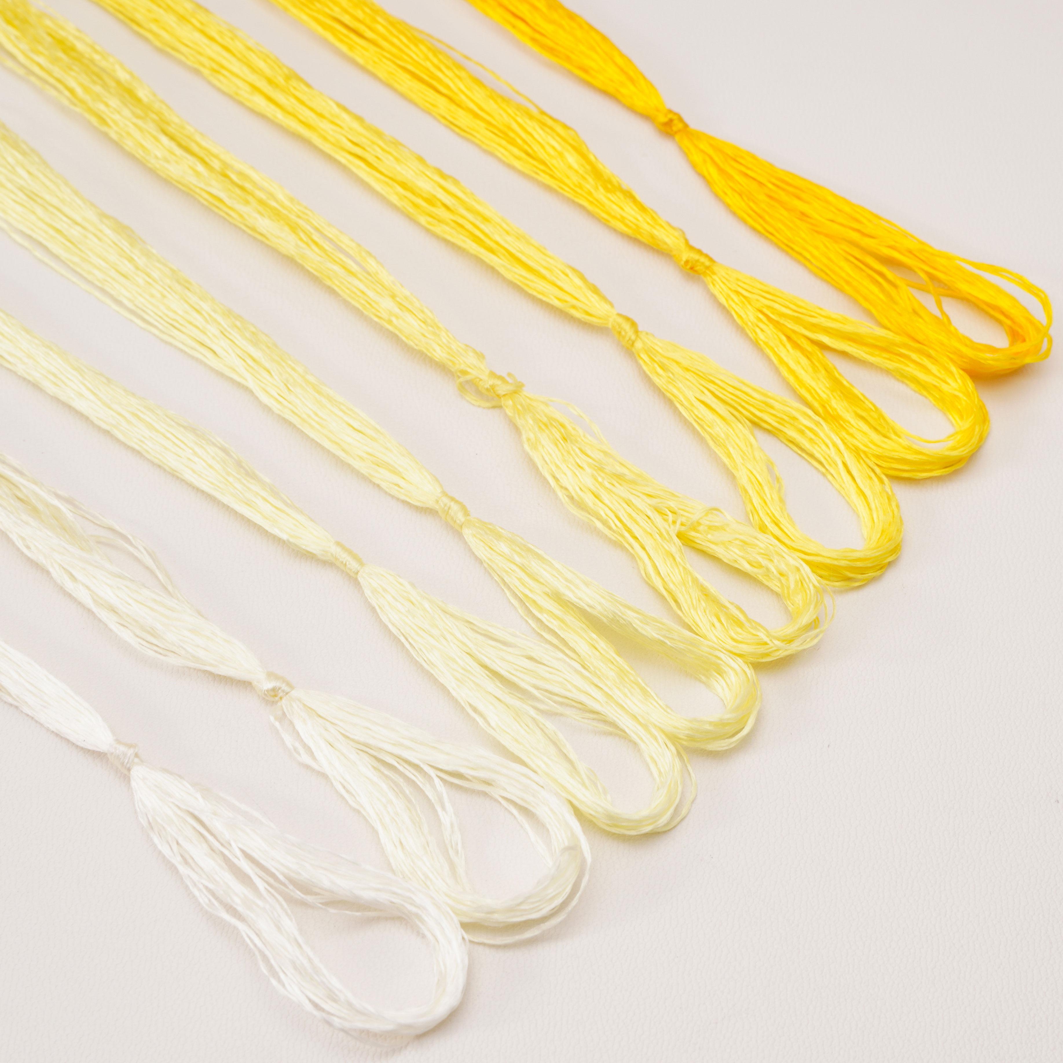 

8шт x 20м шелковая нить с низкой круткой для изготовления украшений из бархатных цветов своими руками 03