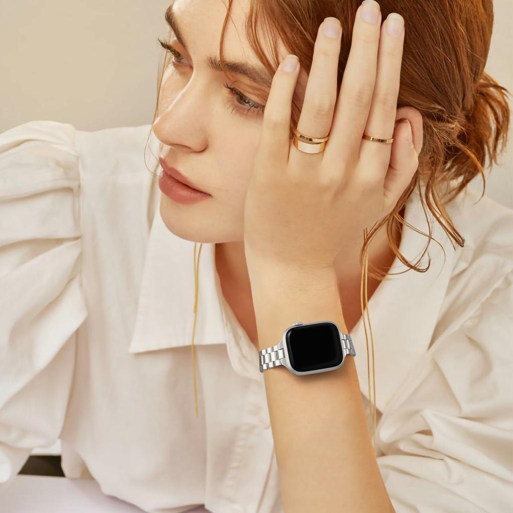 Electroplating Color Strap for Apple Watch Series 10 Ultra 9 8 7 SE 6 5 4 3 2 1 46mm 49mm 45mm 44mm 42mm Slim Metal Watch Band