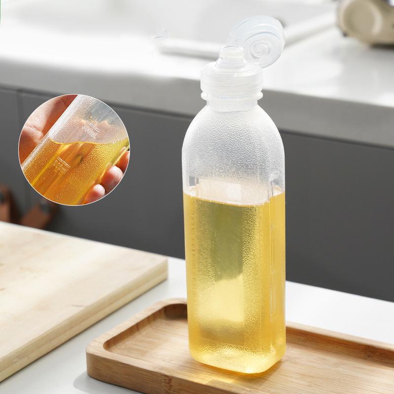 Bottiglia di plastica per condimenti urlo olio senza appeso controllo olio pentola olio salsa di soia aceto bottiglia da spremere salsa per insalata ketchup bottiglia da spremere salsa