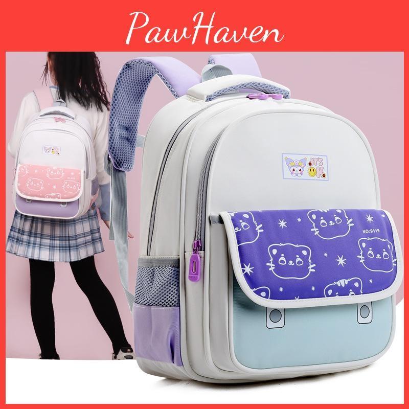Large Capacity Adorable Student Backpack For Boys And Girls With Comfy Straps Cushion