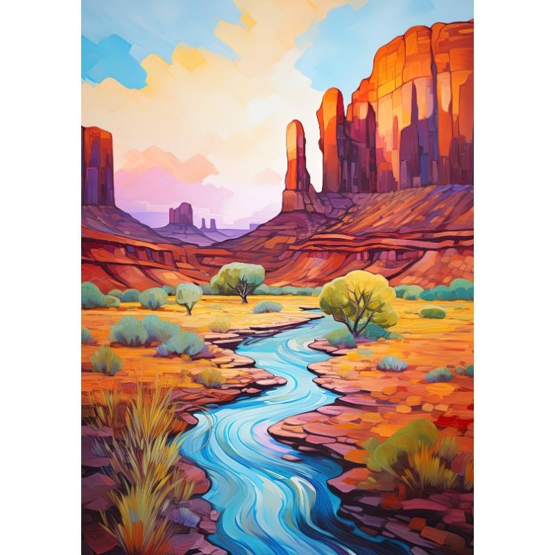 

Америка и Европа Путешествия Город Яркий Пейзаж Плакат Средиземноморский Пейзаж Картина Холст для Гостиной Домашний Декор 21cm×30cm NoFrame