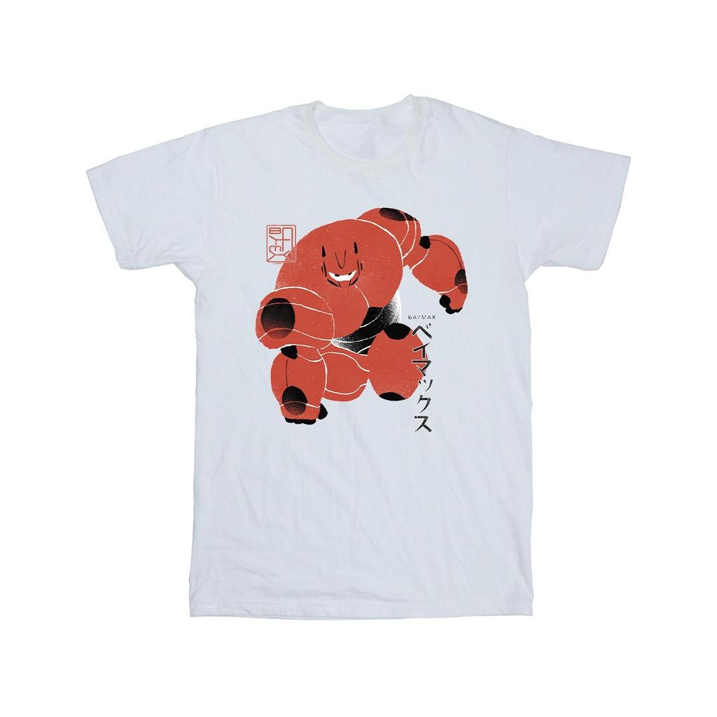 Disney Girls Big Hero 6 Baymax Suite Pose Cotton T-Shirt