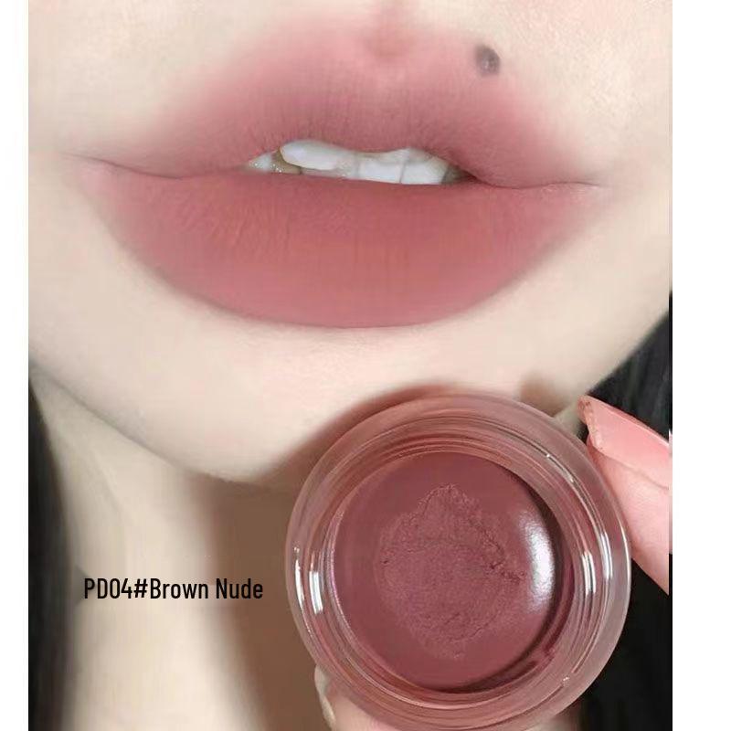 INTO YOU Dual-Use Matte Lip Mud: Lipstick & Cheek Tint - Popular Whitening Formula for Students