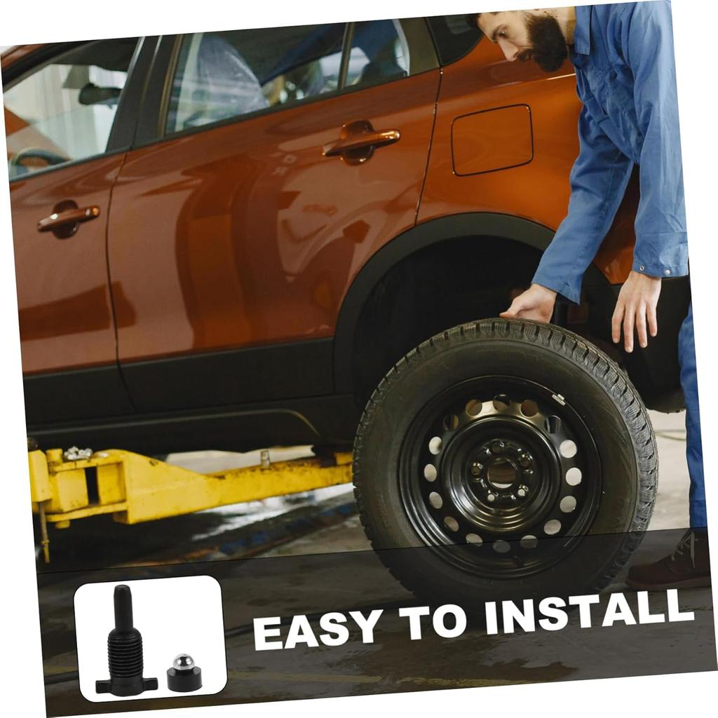 HEALLILY Vertical Jack Accessories Oil Return Valve Air Release Wire Oil Seal Beads Small Screw Plug for Hydraulic Jacks Car Repair