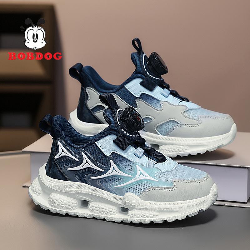 Babu bean boys shoes 2025 autumn and winter new middle-aged and older children's sports shoes mesh breathable versatile running shoes tide
