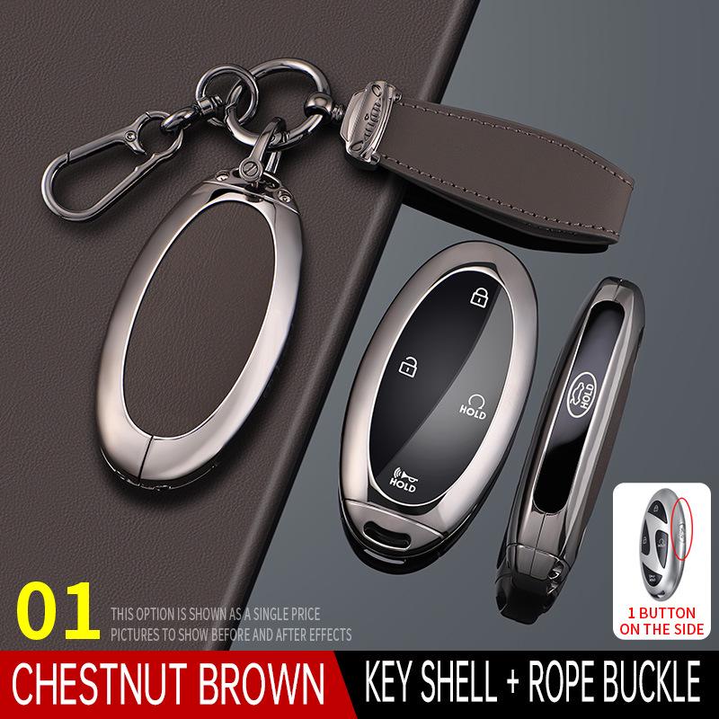 2024 Hyundai Sonata 11th Gen Key Cover for 1.5T Pro Version - Car Bag & Buckle Shell