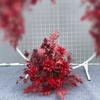 Champagne Matrimonio Fiori Artificiali Fila Feste Centrotavola Arco Decorazione Parete Finestra Sfondo Disponi Oggetti di Scena Foglia Appesa Floreale