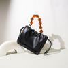 New fashionable versatile light luxury cloud bag design handbag, shoulder bag, crossbody bag, light luxury bucket bag