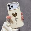 leopard print love Transparent Phone Case for iPhone 17E 16 16e 15 14 13 12 11 Pro Max 14 Plus 17 Air Cute Soft Case Cover
