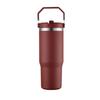 Leakproof Insulated Cup 30oz Large Capacity Water Bottle with Handle/Straw Colorful Tumbler Gift for Travel Car Office Workout