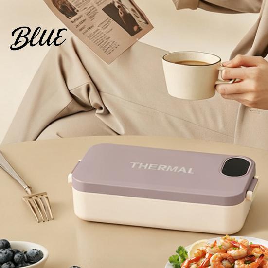 Nepropustný ohřívací svačinový box 900ml Kapacita 2v1 Nerezová ocel Elektrické ohřívání do auta