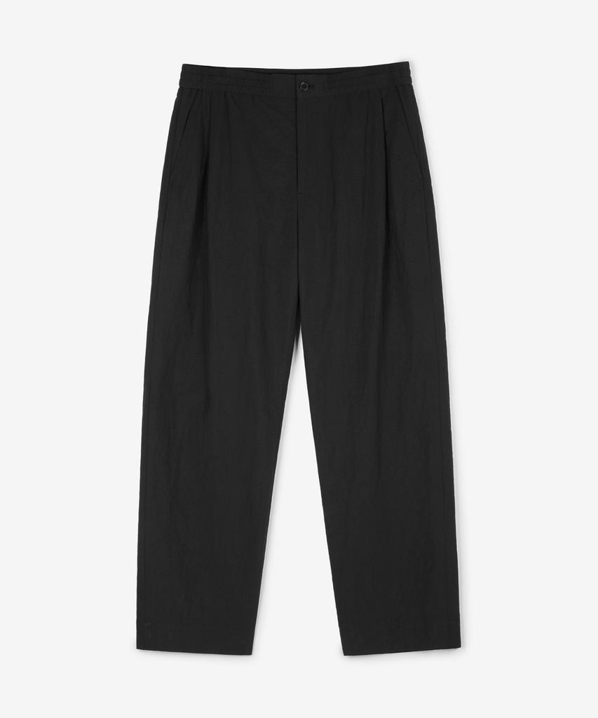 Tienjiti Wide Tapered Fit Nylon Pants (Black) Tnpa6E200Bk