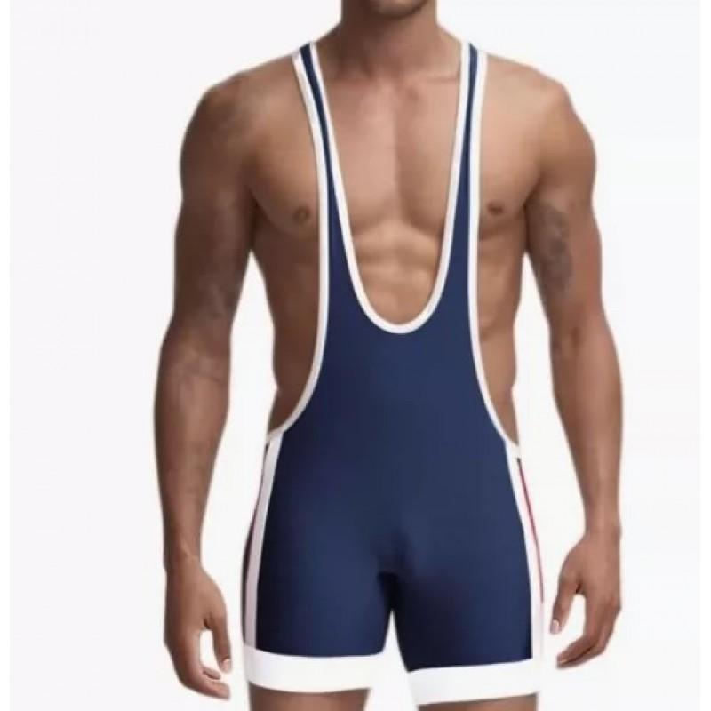 Mens Compression Wrestling Rash Guard Suit Sleeveless Tight Fitness Gym Boxing Triathlon Training Gear