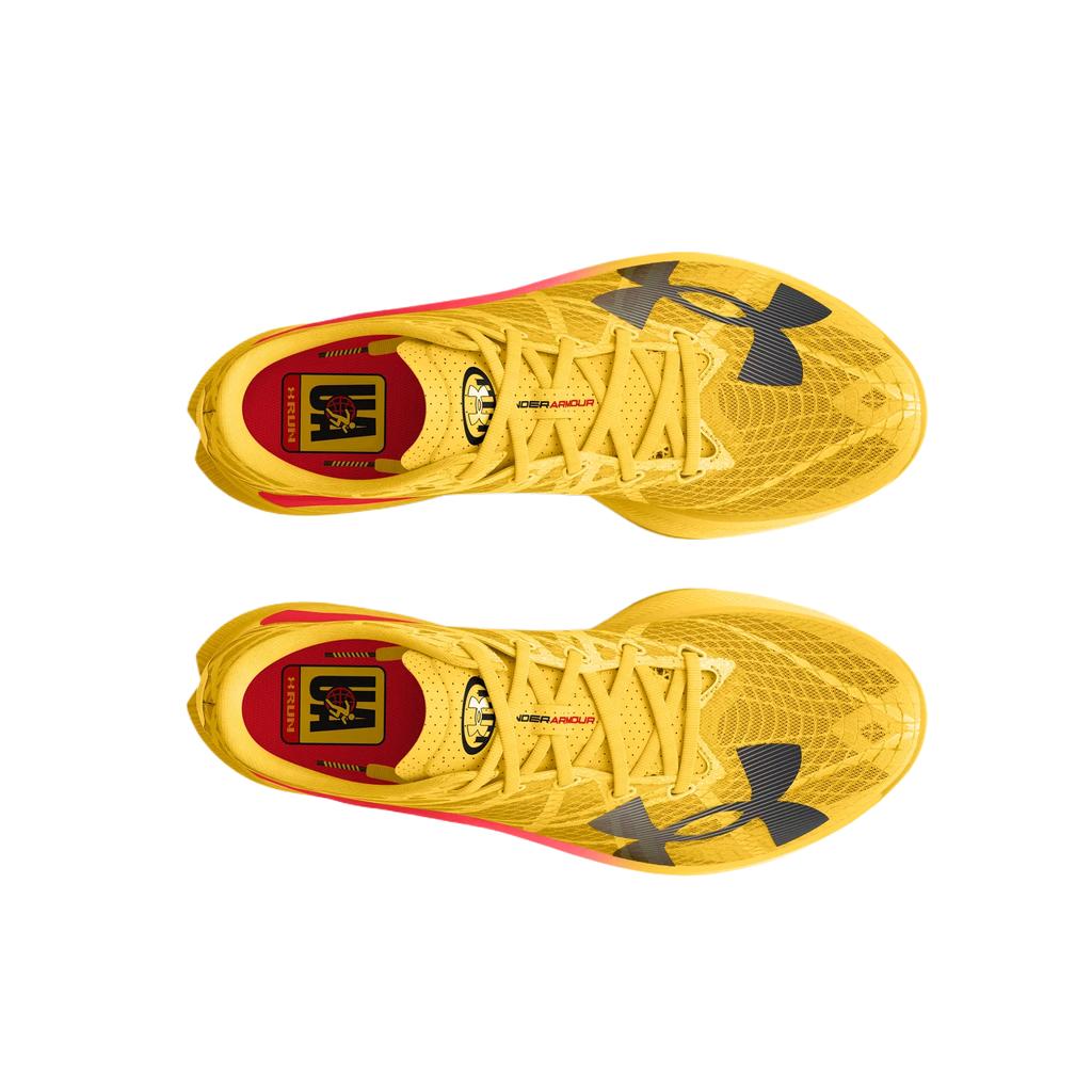 Under Armour Flow Velociti Elite 2 Streetracer - Taxi Unisex Sneakers Yellow Racer-Red Black 3028107-700
