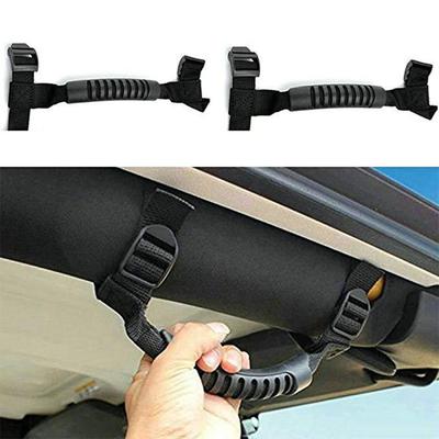 1PC Car Grab Handle For Jeep Wrangler YJ TJ JK JL JKU 1987-2018 Grip Bar Pulling Tab Auto Interior Safety Handrail Accessories
