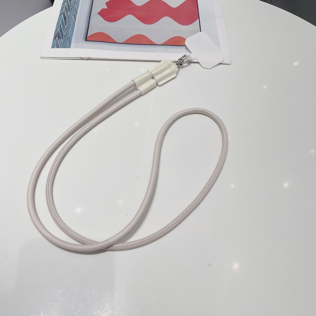 120 cm Long Crossbody Phone Lanyard Leather Pickup Chain Women's Long Neck Shoulder Strap Phone Case Universal Anti Loss Lanyard
