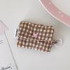 With Keyring Earphone Bag Lightweight Coin Purse Pouch Cute Mini Earphone Pouch  for AirPods