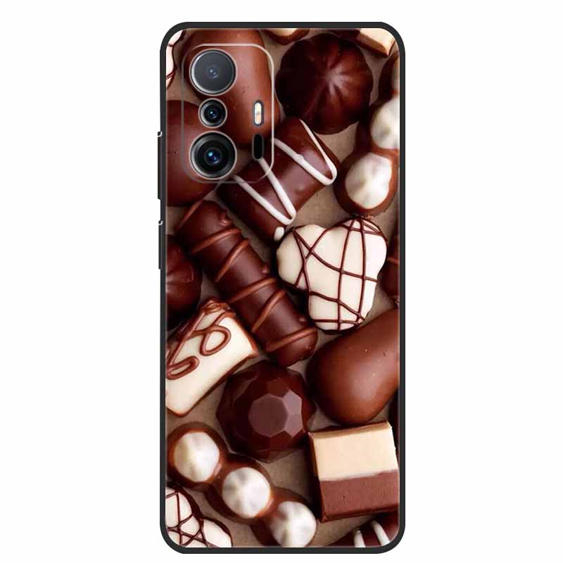 For Xiaomi Mi 11T Pro Case Shockproof Soft silicone TPU Back Cover For Xiaomi 11T Pro Phone Cases for Xiomi Mi11t Pro 5G Cute