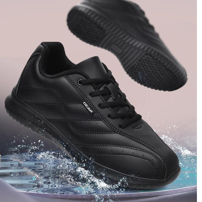 Hotel Chef Shoes Four Seasons Light Non-slip Soft Sole Comfort Kitchen Work Shoes Men's Plus Size Breathable Casual Walking Shoe