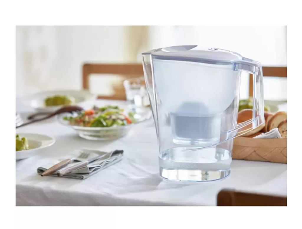 Brita pot type water purifier Aruna capacity with 4 cartridges Filtered water capacity LCD memo per day for 4 Model KBALCW4M Clean taste Size Depth