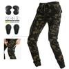 LOONG BIKER Motorcycle Riding Pants Drop Resistance Casual Tooling Multi-bag Foot Strap Upgraded Protective Gear