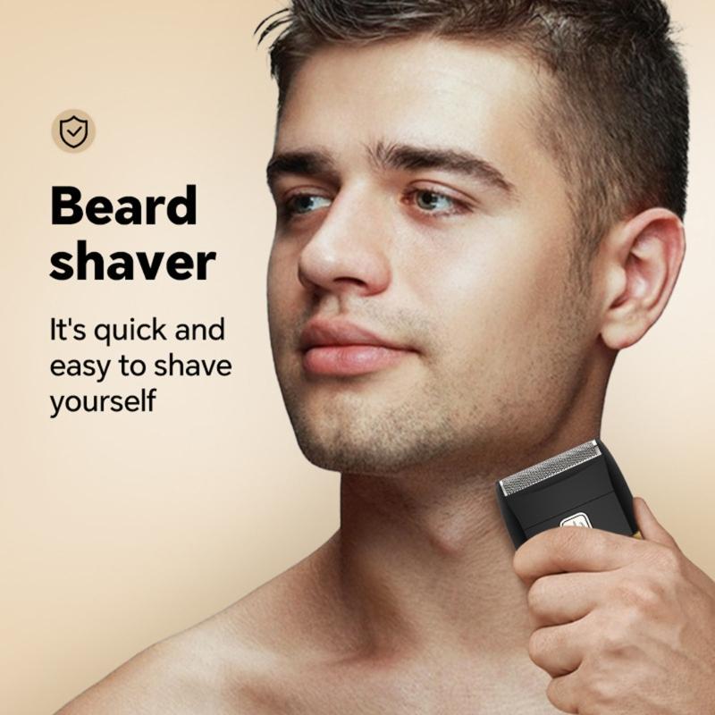 Travel Friendly Cordless Shaver Single  Blade System Bald Head  Rechargeable Electric Shaver  For Daily Shaving
