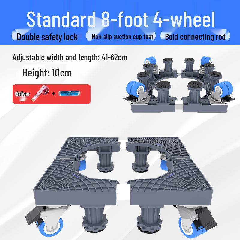 Suport de bază reglabil pentru mașină de spălat cu depozitare