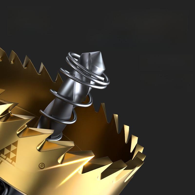 Green Forest High-Speed Steel Hole Opener Drill Bit for Metal and Stainless Steel.