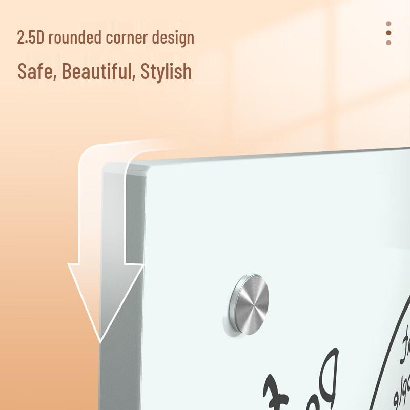 Deli Tempered Glass Magnetic Whiteboard