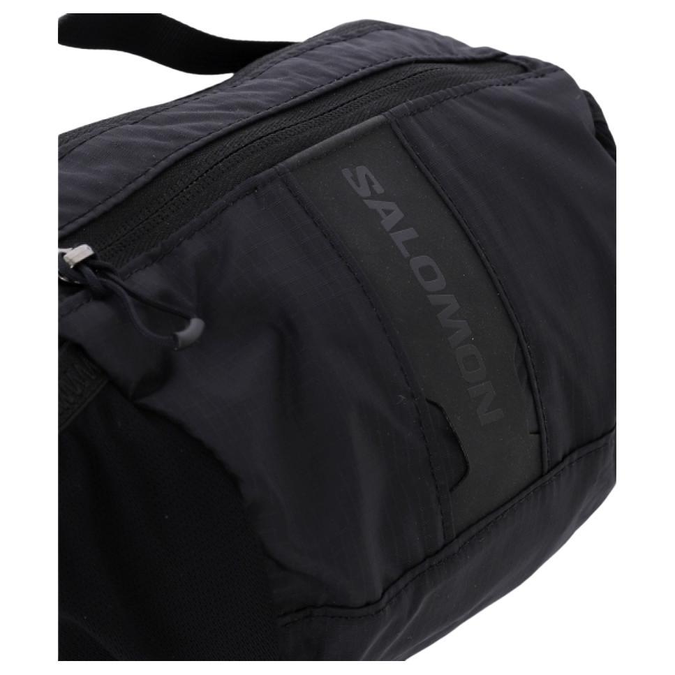 New SALOMON Nylon One Shoulder Crossbody Fanny Pack Regular Unisex Black ACSWAISTPACK3LC2324200