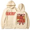 Bluzy z kapturem z grafiką Anime Neo Tokyo Akira Film Science Fiction Shotaro Kaneda Bluza Harajuku Luźna