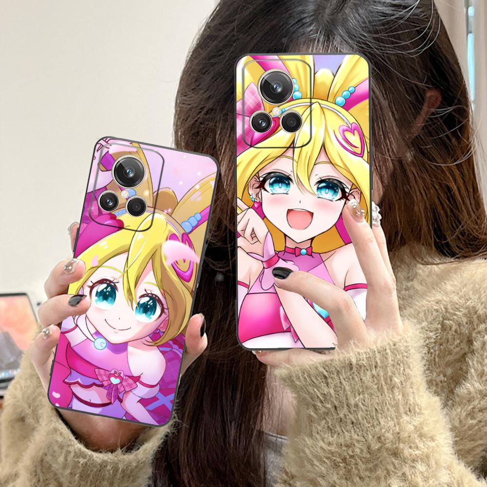 Sakura Uta Cure Idol Matte TPU Mobile Phone Case for Realme 15 14 13 12 11 10 9 Pro Plus T i Lite 5G Colorful Printing Cover