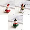 Lovely Iron Christmas Hanging Bell Red Green Bell Cartoon Santa Claus DIY Drop Pendants