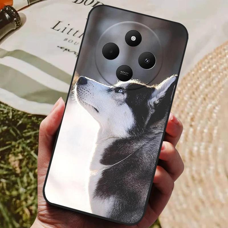 Чехол для Xiaomi Redmi 14C Redmi14C Крутой Расписной Силиконовый ТПУ Мягкий Чехол для Poco C75 PocoC75 Чехлы Черный Защитный Корпус Телефона