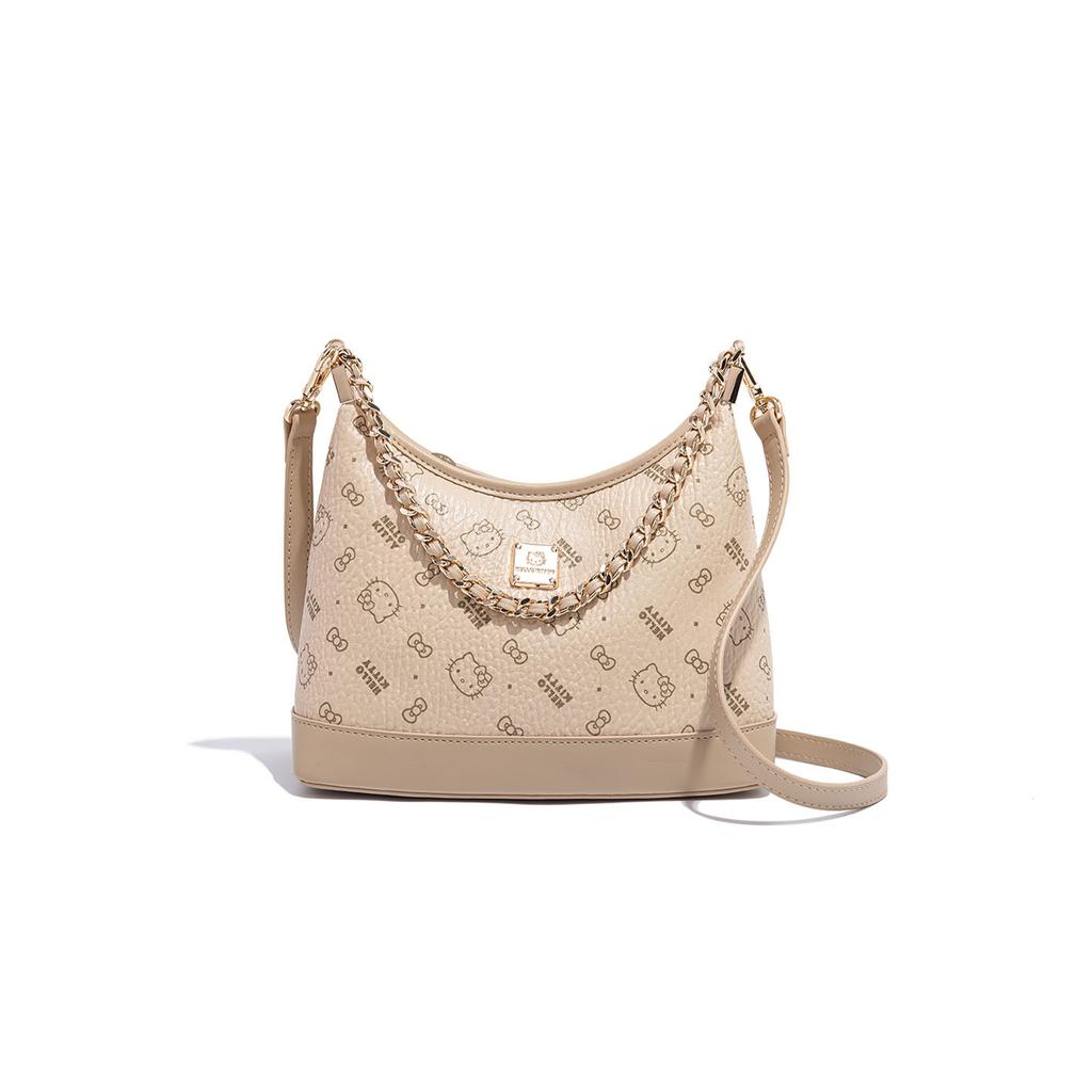 New Sanrio Hello Kitty PU Portable Crossbody Bag, Shoulder Bag Women's Pink/Brown/Milk Tea SHHF41588