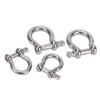 Silver Black Gold Rope Paracord Buckle Survival Bracelets O-Shaped Shackle  Outdoor Accessories