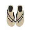 Niche Simple Set of Toe Slippers for Women's Summer Wear Flat-bottomed Holiday Beach Semi-cool Slippers