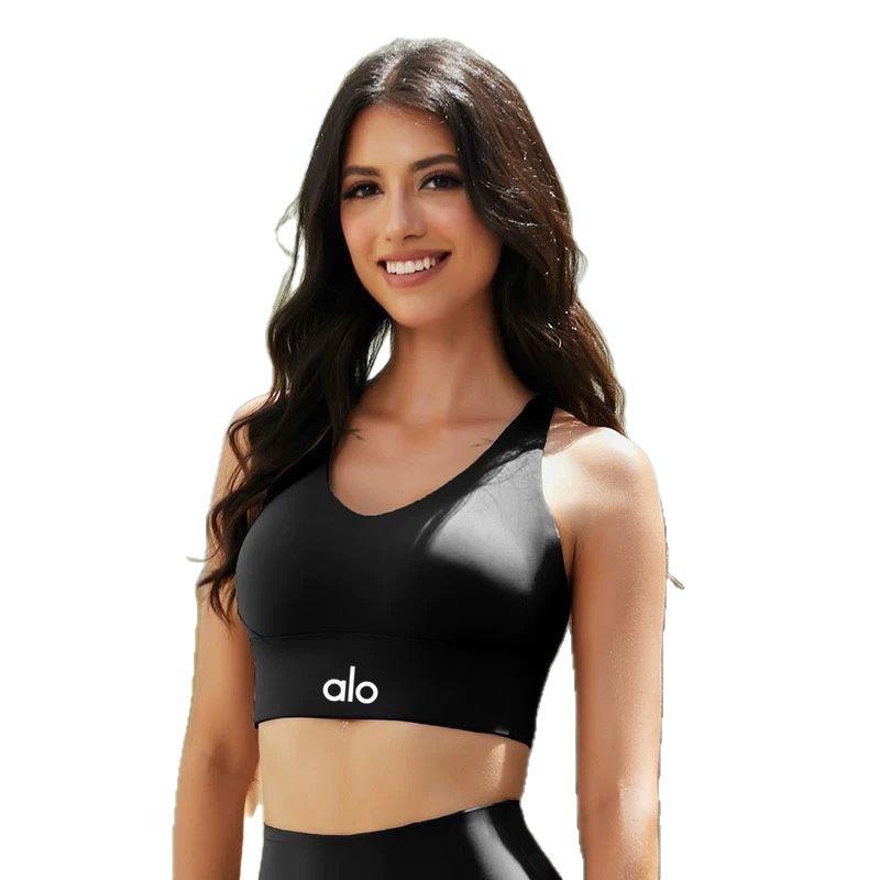 Women's Medium-High Intensity Running Sports Bra with Chest Pads