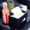 Two Water Cup Holder Multi Functional Tissue Storage Box For BMW M E46 E90 E60 F10 F30 E39 E36 F20 E87 G30 E92 E91 Accessory
